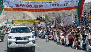 Őszentsége, a Dalai Láma utazása Ladakba
